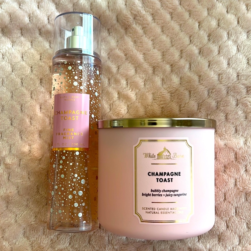 Champagne Toast Fine Fragrance Mist & Candle